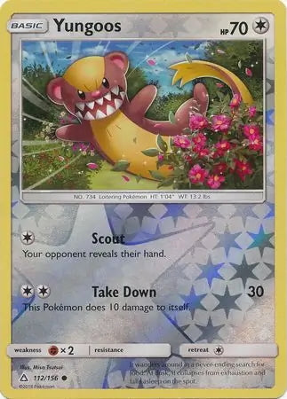 Ultra Prism Yungoos #112/156 reverse holo