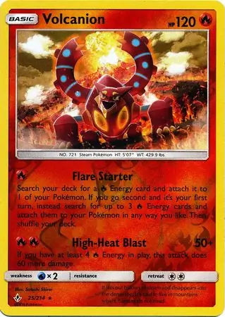Unbroken Bonds Volcanion #25/214 reverse holo
