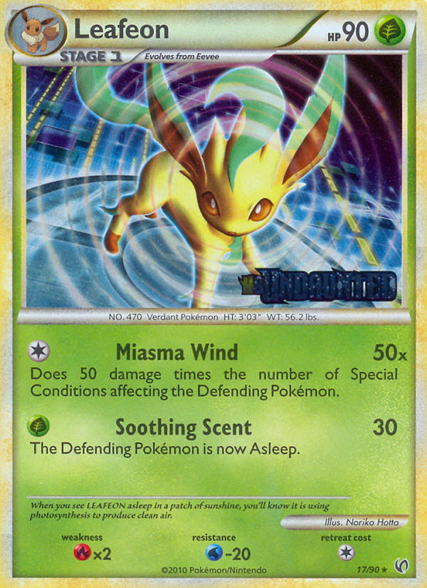 Undaunted Holo Leafeon #17 Promo