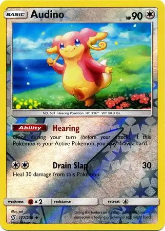 Unified Minds Audino #177/236 reverse holo