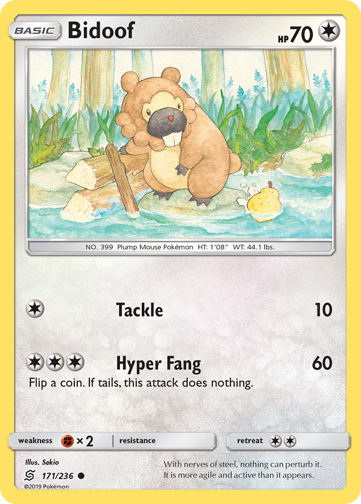 Unified Minds Bidoof #171/236
