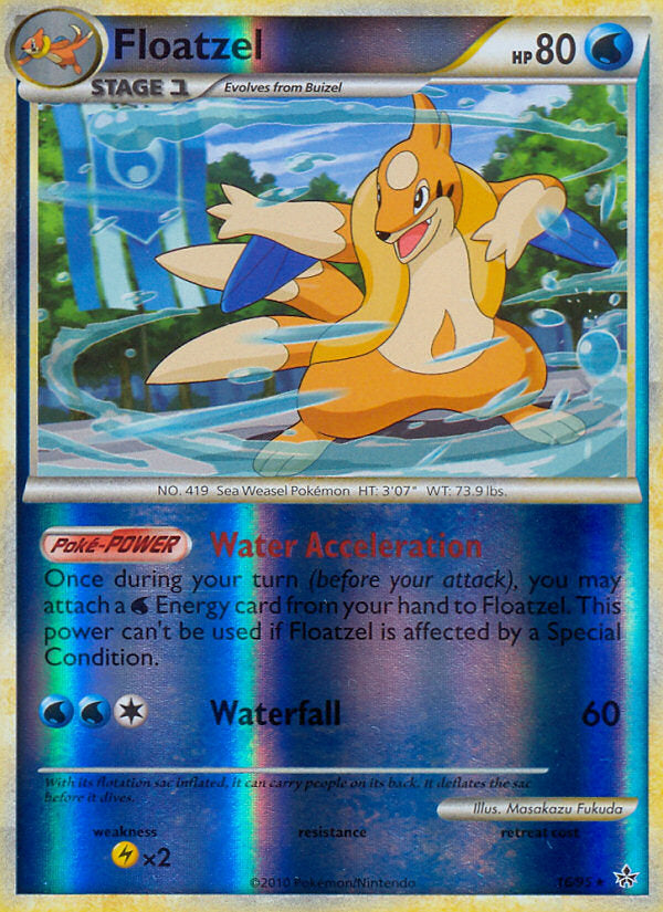 Unleashed Floatzel #16/95 reverse holo