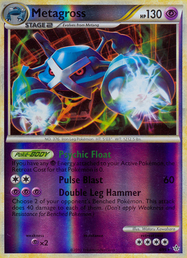Unleashed Metagross #4/95 reverse holo