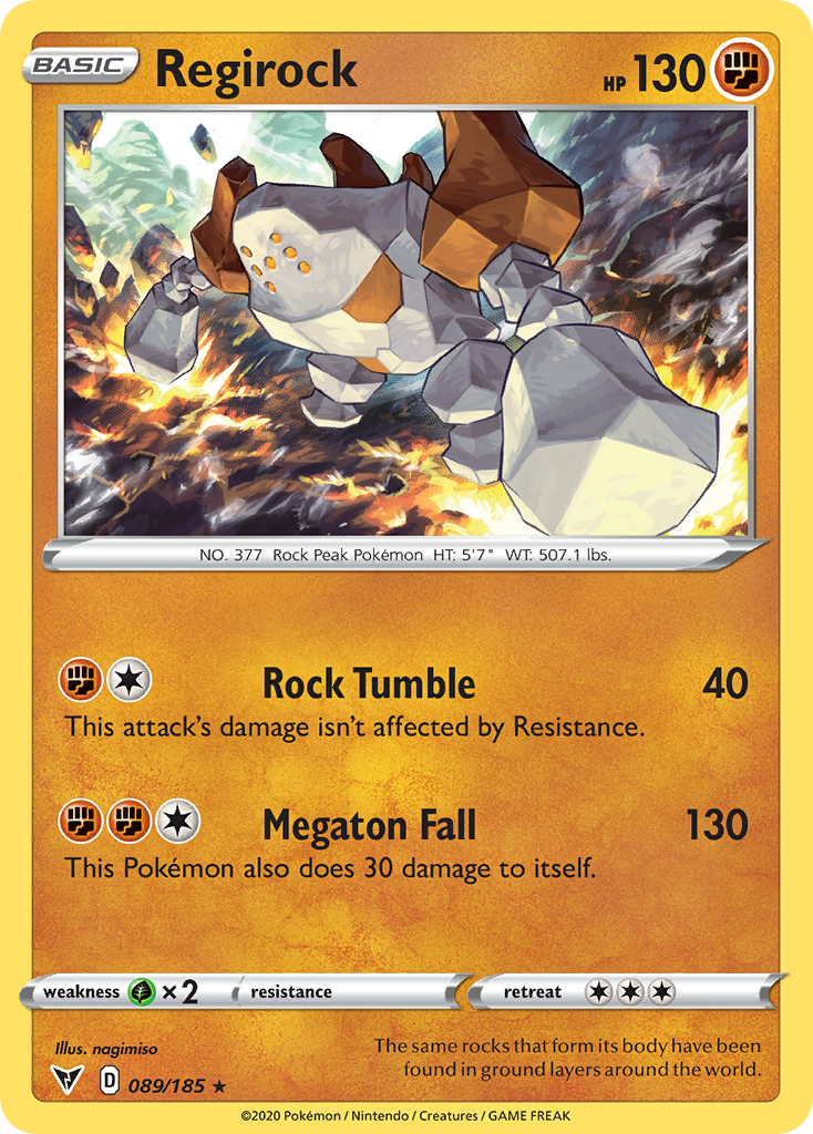Vivid Voltage Holo Regirock #89/185