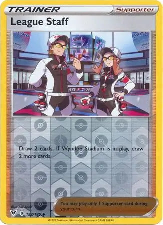 Vivid Voltage League Staff #153/185 reverse holo