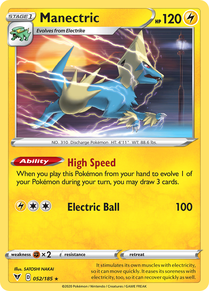 Vivid Voltage Manectric #52/185