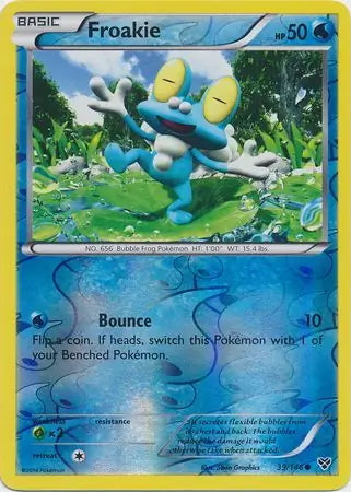 XY Froakie #39/146 reverse holo