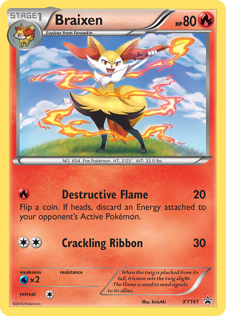 XY Promo Braixen #161