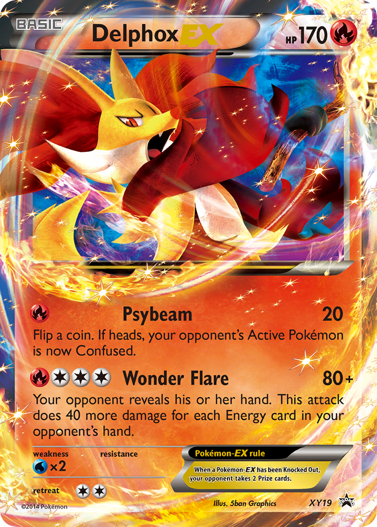 XY Promo Delphox EX #19