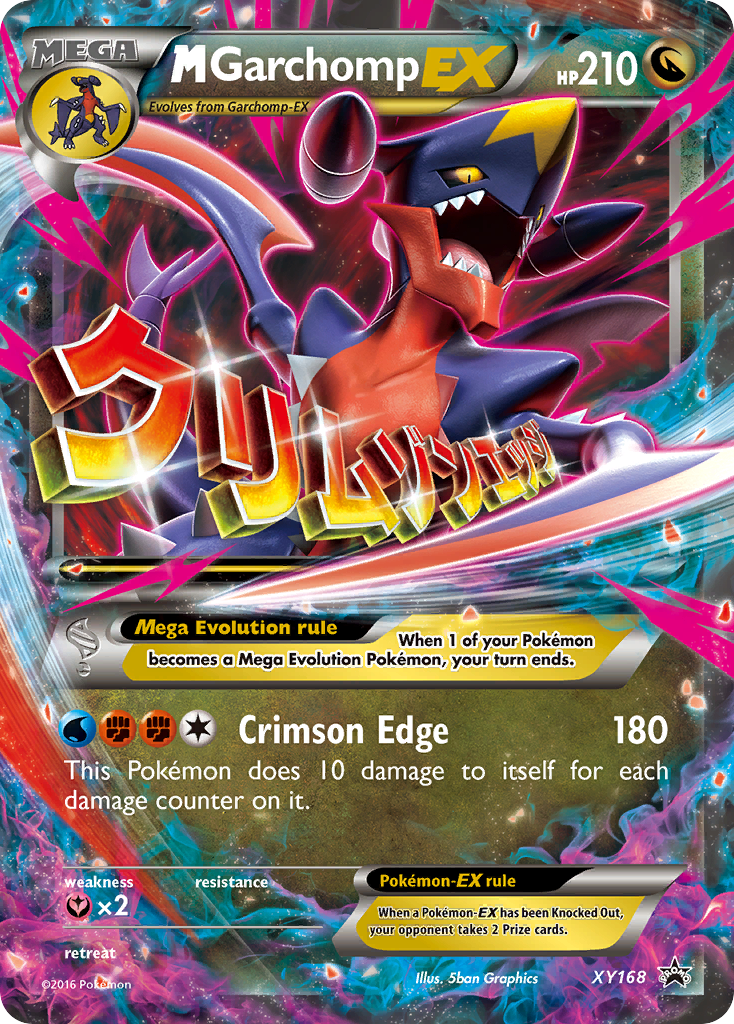 XY Promo M Garchomp EX #168