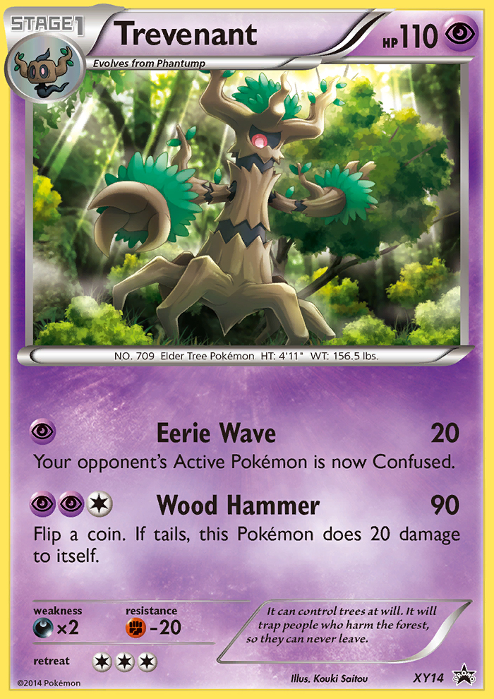 XY Promo Trevenant #14