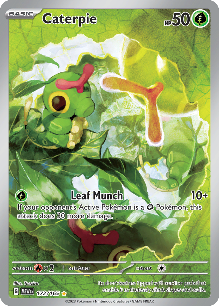 151 Set Caterpie #172/165