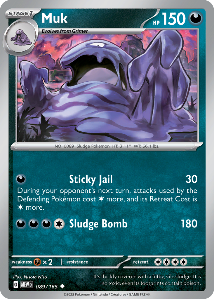 151 Set Muk #89/165
