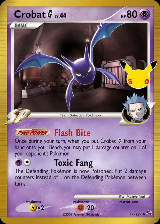 30th Celebration Crobat G #47/127