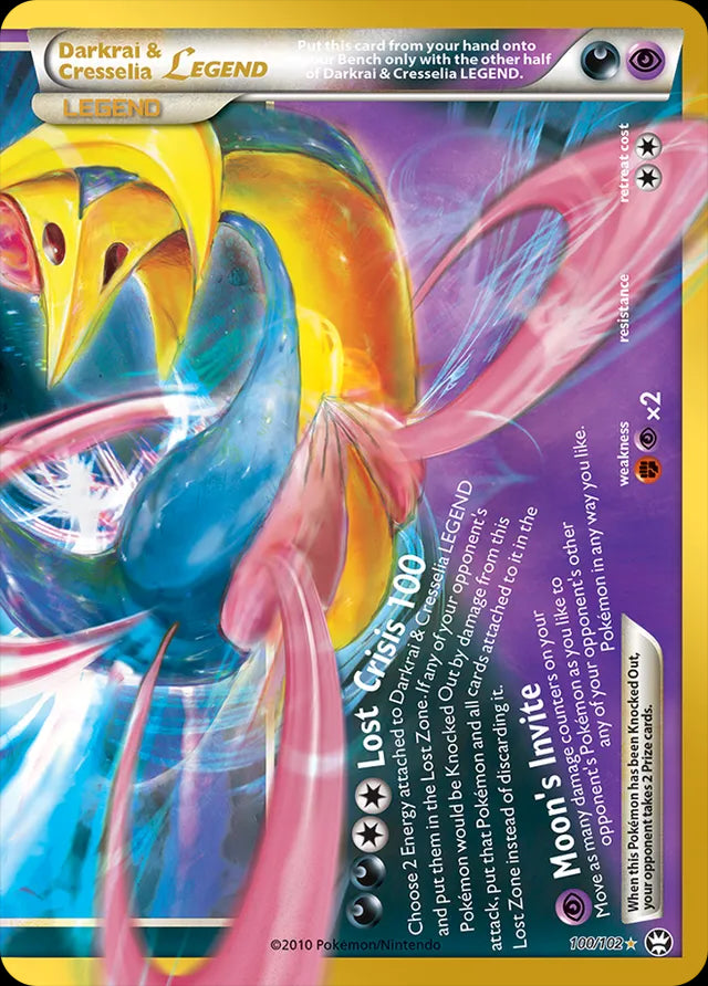 30th Celebration Darkrai & Cresselia LEGEND #100/102