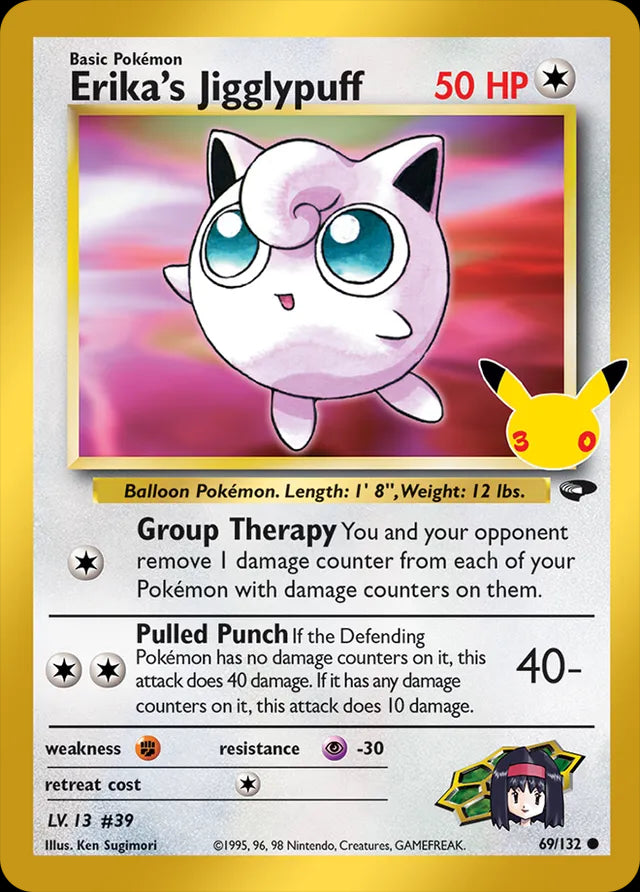 30th Celebration Erika's Jigglypuff #69/132