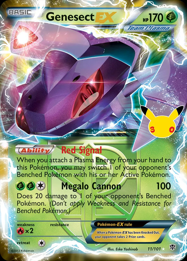30th Celebration Genesect-EX #11/101