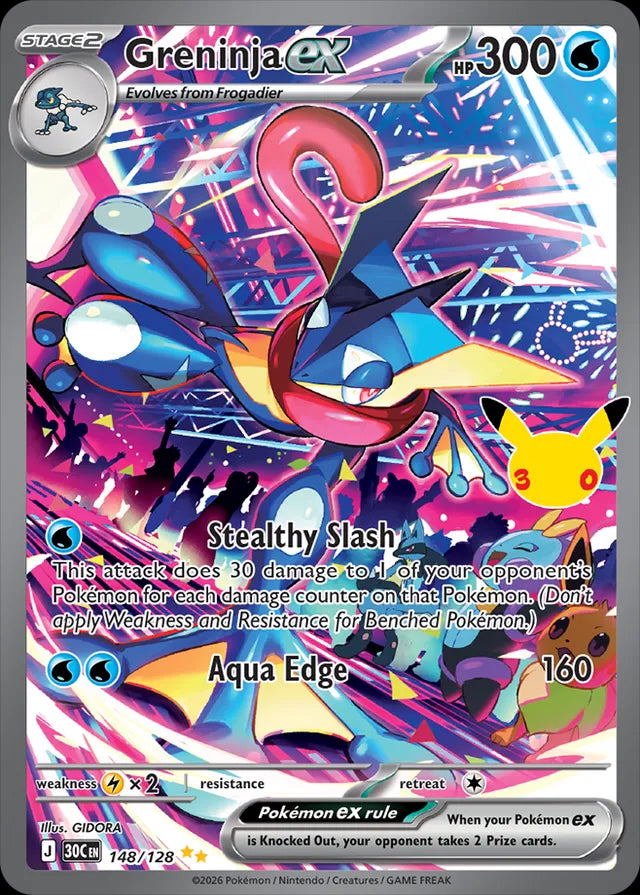 30th Celebration Greninja ex #148/128