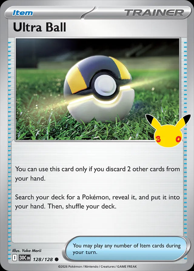 30th Celebration Ultra Ball #128/128
