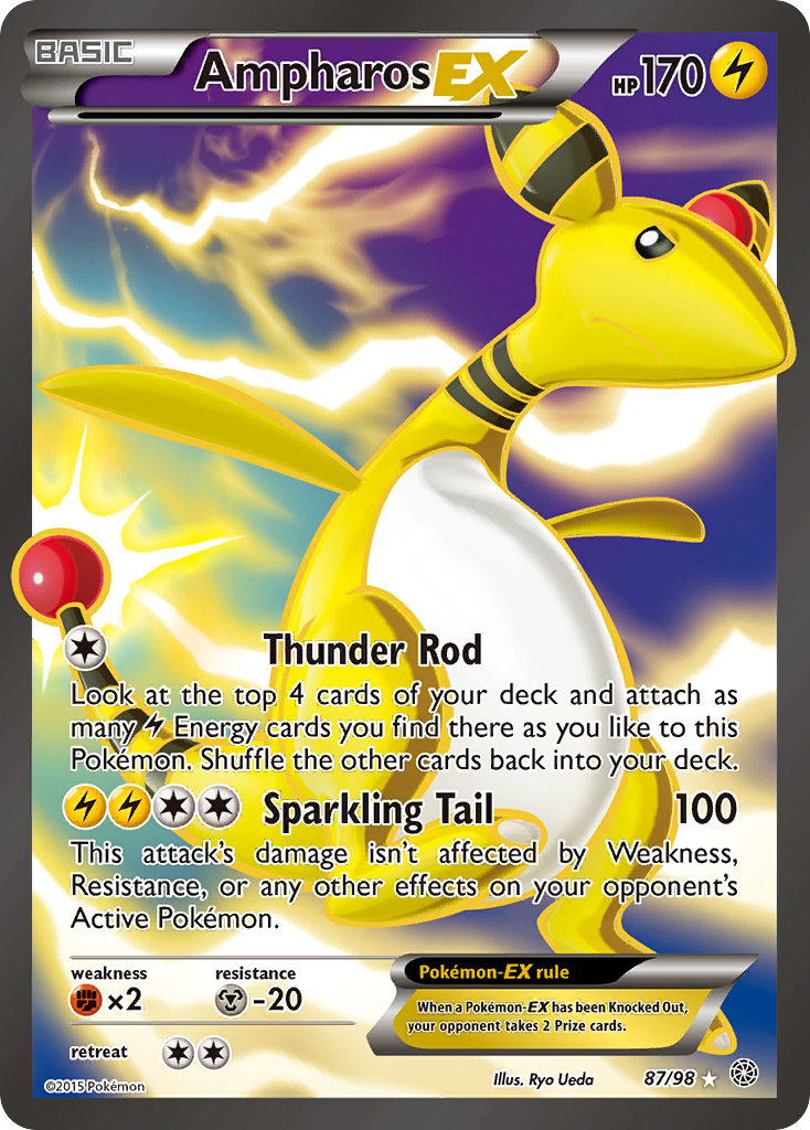 Ancient Origins Ampharos EX #87/98