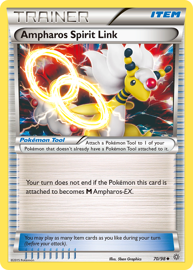 Ancient Origins Ampharos Spirit Link #70/98