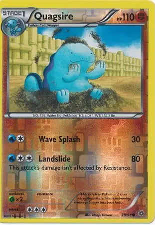 Ancient Origins Quagsire #39/98 reverse holo