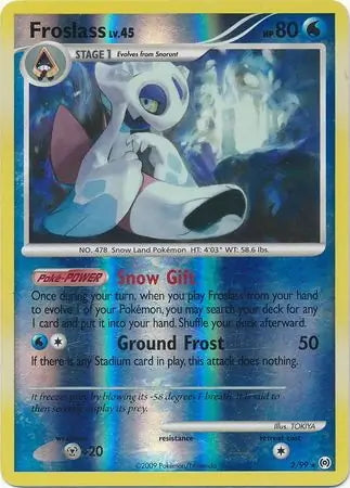 Arceus Set Froslass #2/99 reverse holo