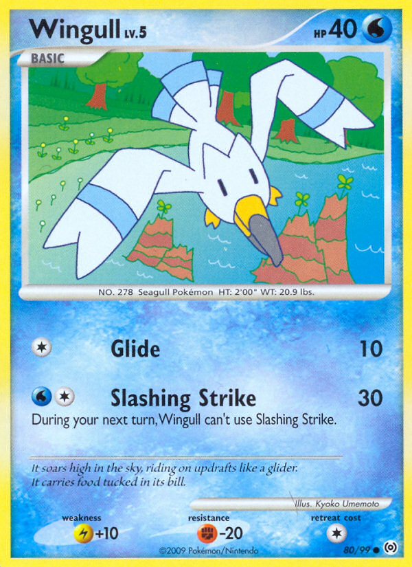 Arceus Set Wingull #80/99