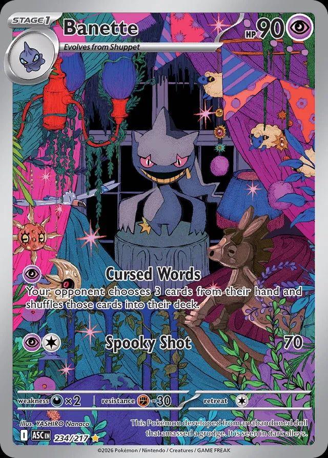 Ascended Heroes Banette #234/217