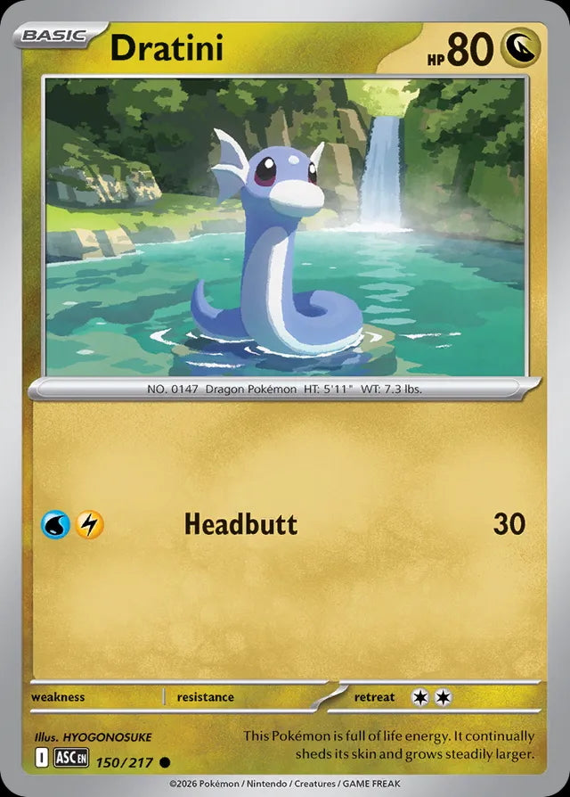 Ascended Heroes Dratini #150/217