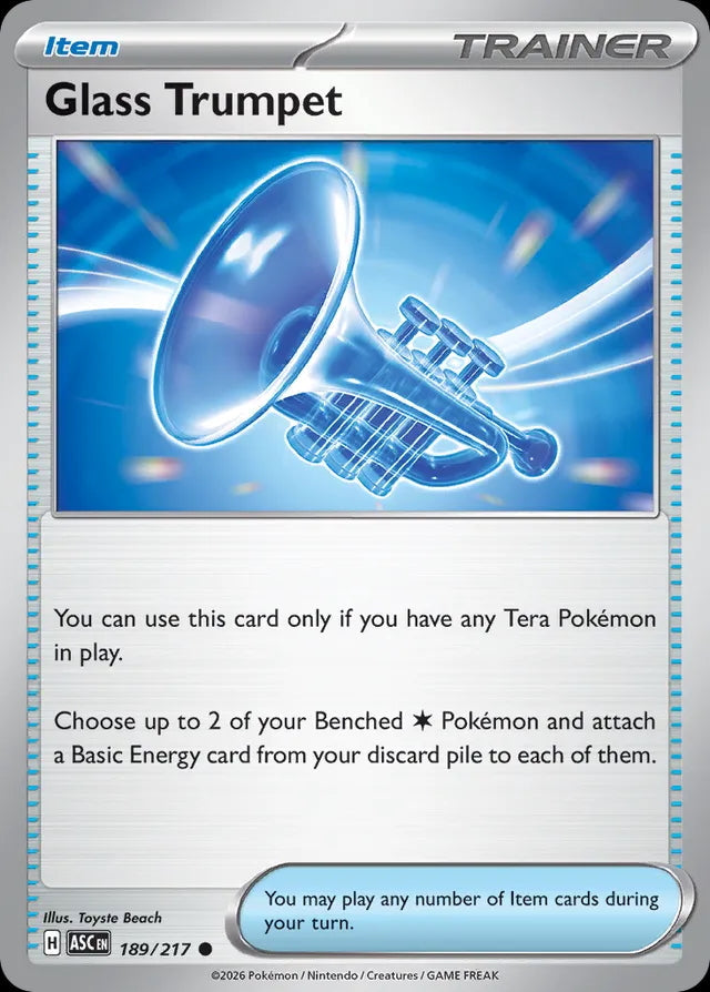 Ascended Heroes Glass Trumpet #189/217
