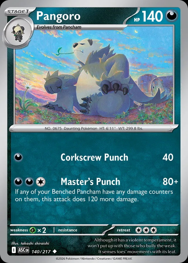 Ascended Heroes Pangoro #140/217