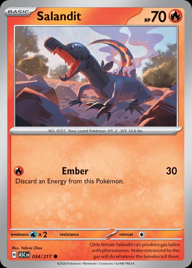 Ascended Heroes Salandit #034/217