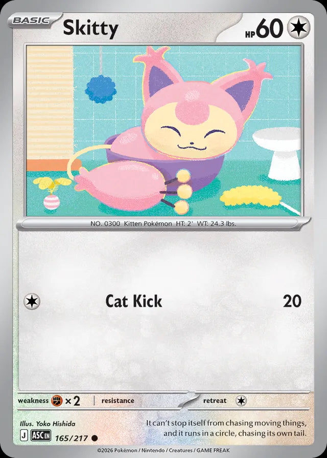 Ascended Heroes Skitty #165/217