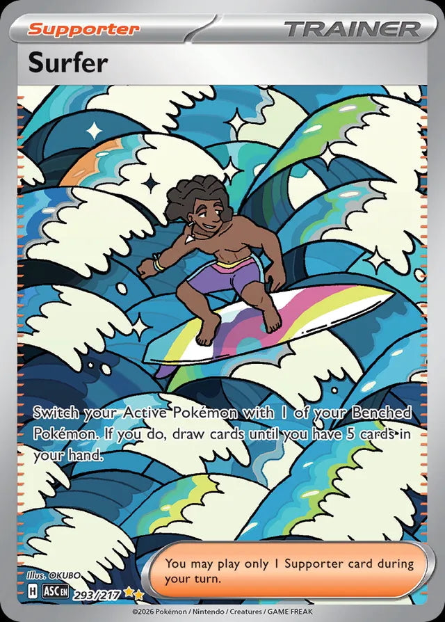 Ascended Heroes Surfer #293/217