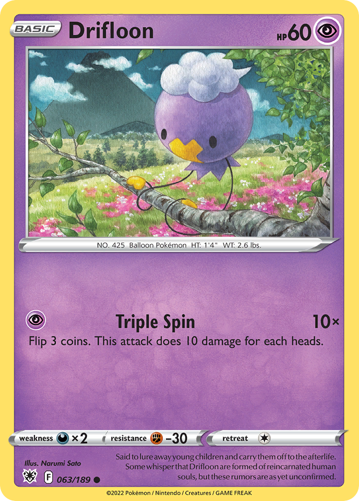 Astral Radiance Drifloon #63/189