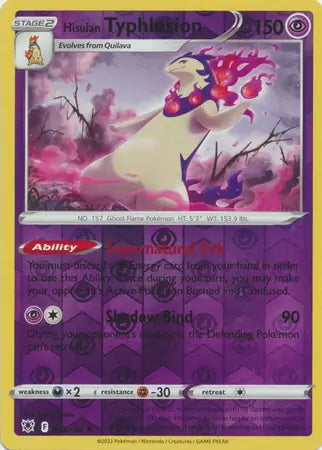 Astral Radiance Hisuian Typhlosion #52/189 reverse holo