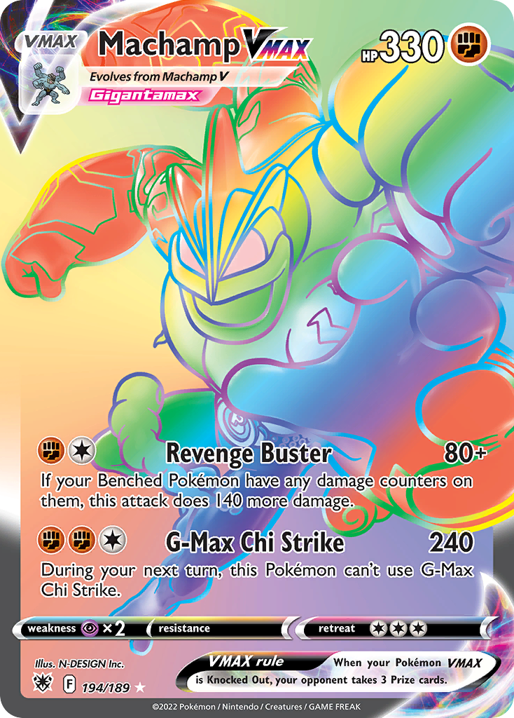 Astral Radiance Machamp VMAX #194/189