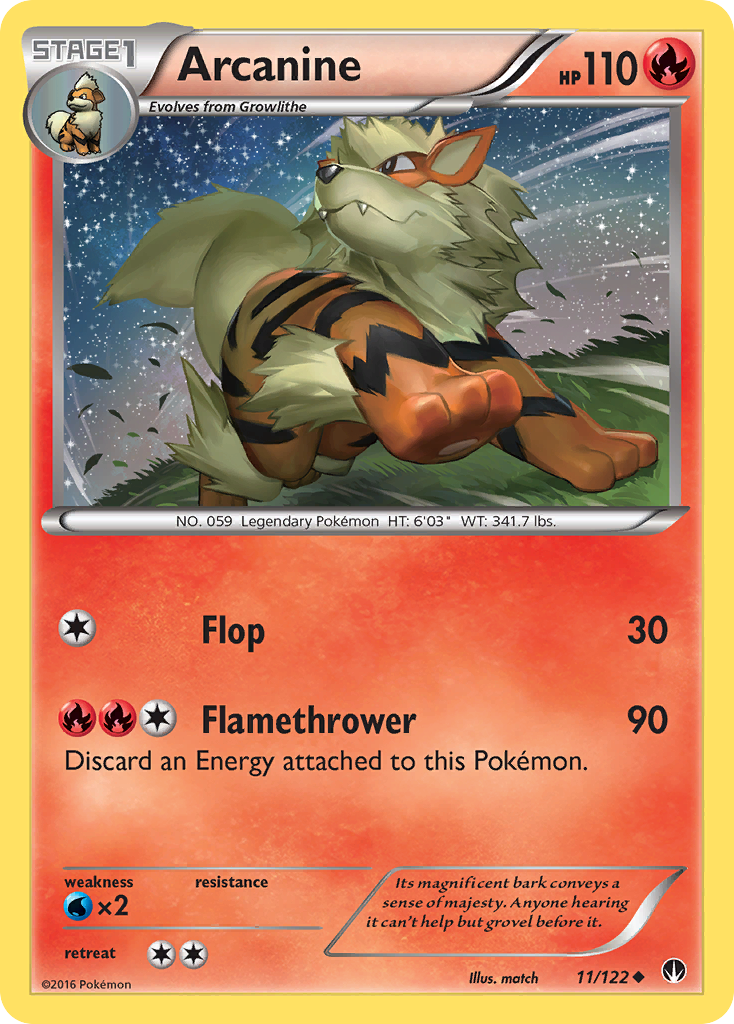 BREAKpoint Arcanine #11/122