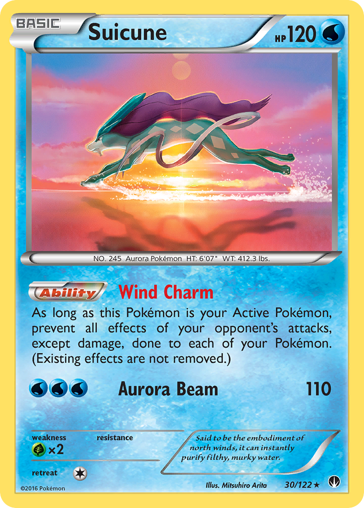 BREAKpoint Holo Suicune #30/122