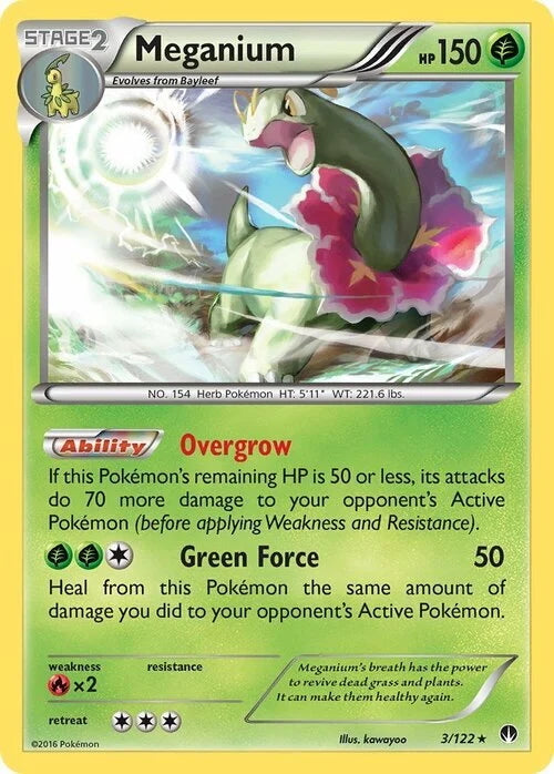 BREAKpoint Non - Holo Meganium #3/122