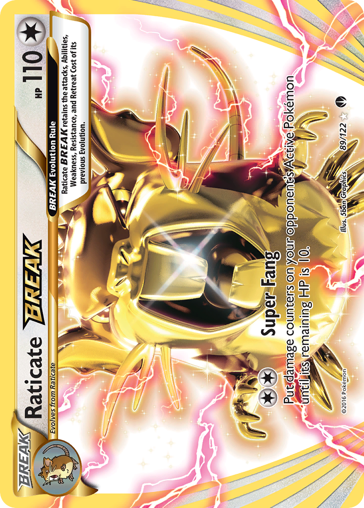 BREAKpoint Raticate BREAK #89/122
