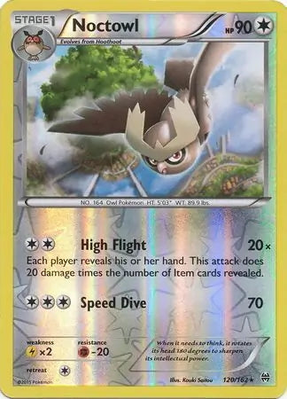 BREAKthrough Noctowl #120/162 reverse holo