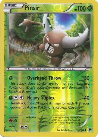 BREAKthrough Pinsir #3/162 reverse holo