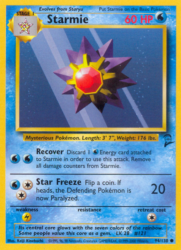 Base Set 2 Starmie #94/130
