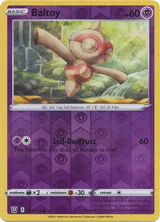 Battle Styles Baltoy #57/163 reverse holo