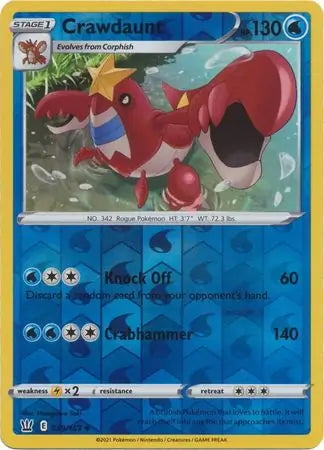Battle Styles Crawdaunt #39/163 reverse holo