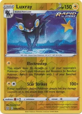 Battle Styles Luxray #48/163 reverse holo