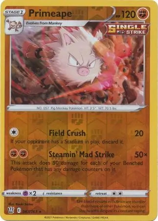 Battle Styles Primeape #67/163 reverse holo
