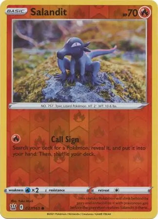Battle Styles Salandit #27/163 reverse holo